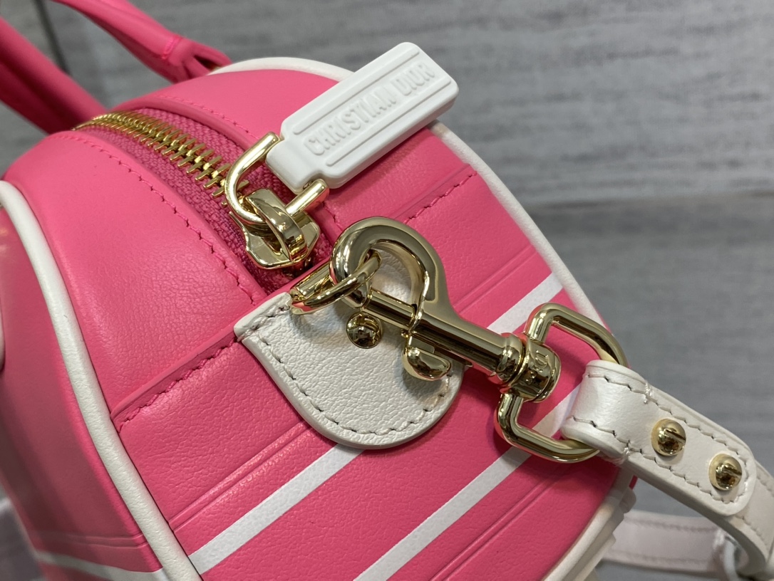 Dior Bowling Bag in Pink - Image 7