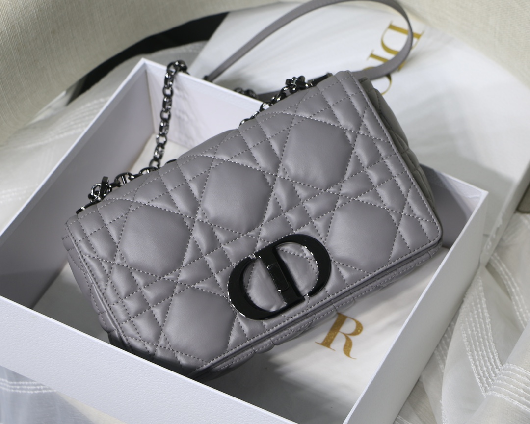 Dior Medium Grey Caro Bag