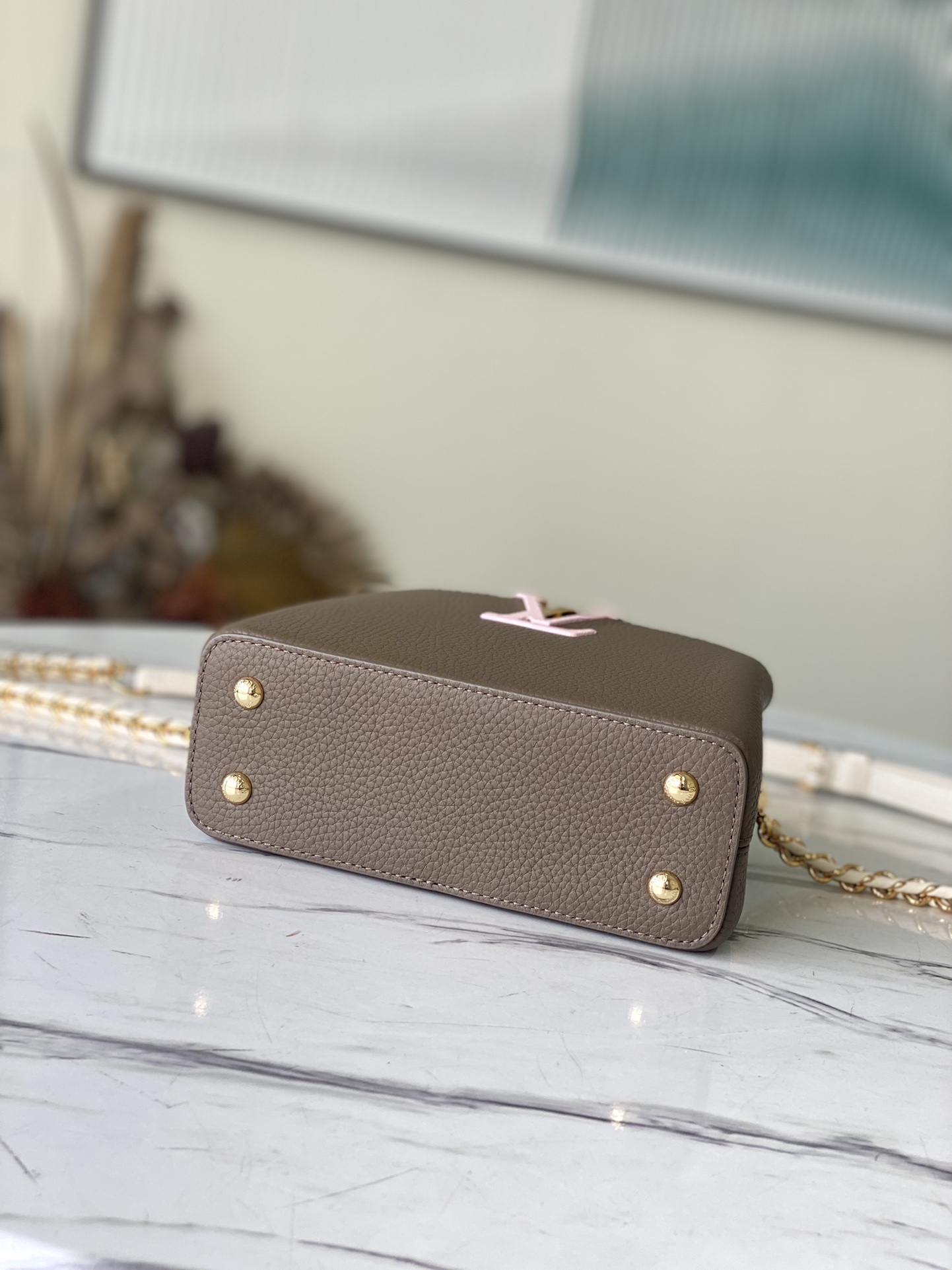 Louis Vuitton Capucines BB Mini Handbag in Brown - Image 5