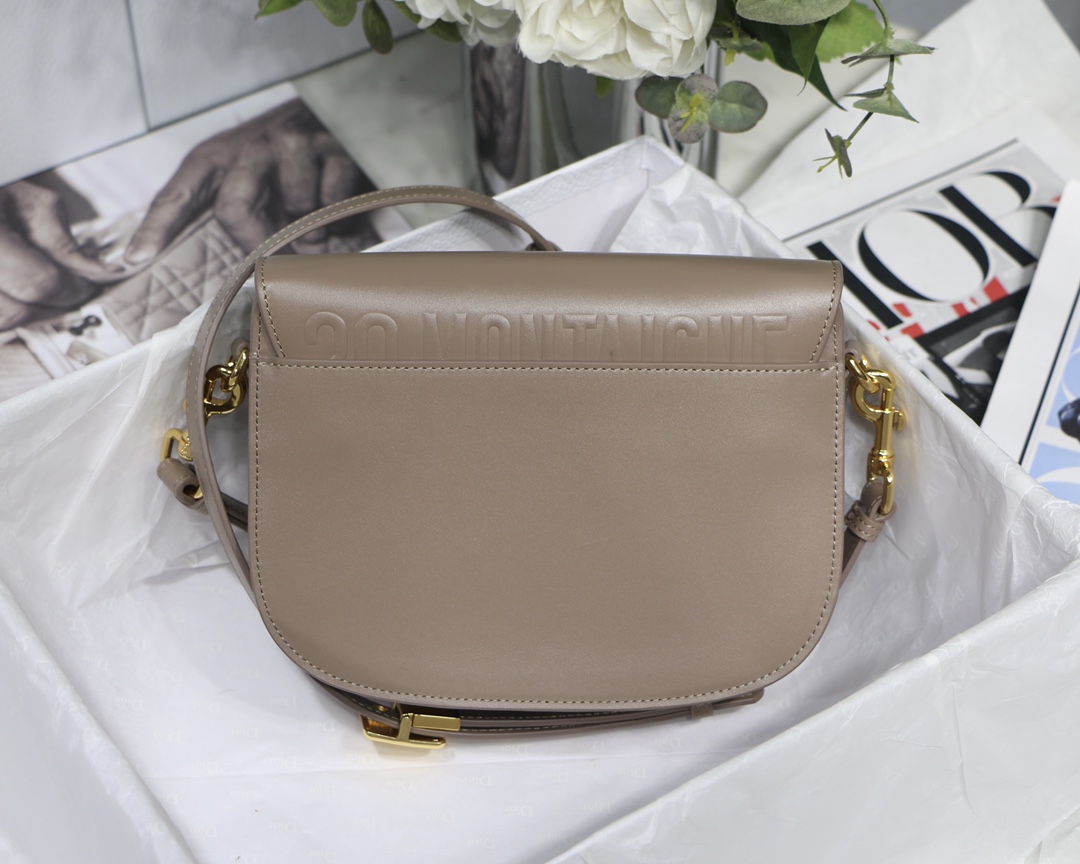 Dior Medium Bobby Bag in Warm Taupe Calfskin - Image 3