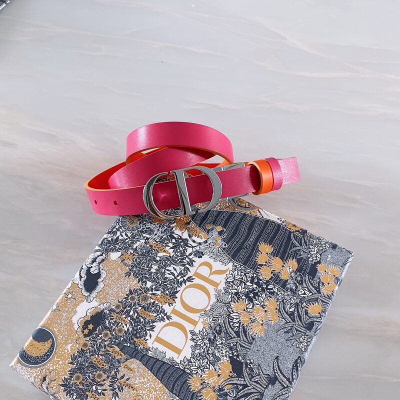 Dior Montaigne CD Buckle 20mm Double-sided Belt