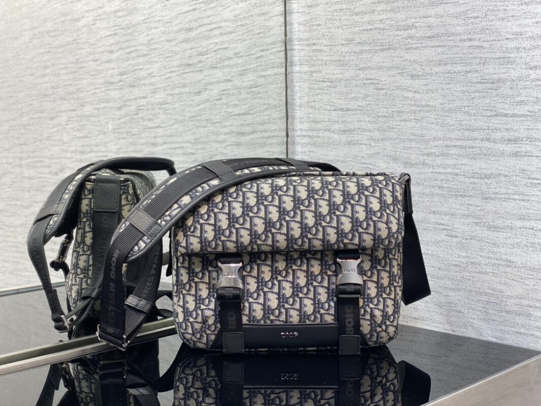 Dior Explorer Bag in Beige and Black Print