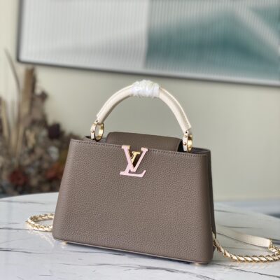 Louis Vuitton Capucines BB Small Handbag in Brown