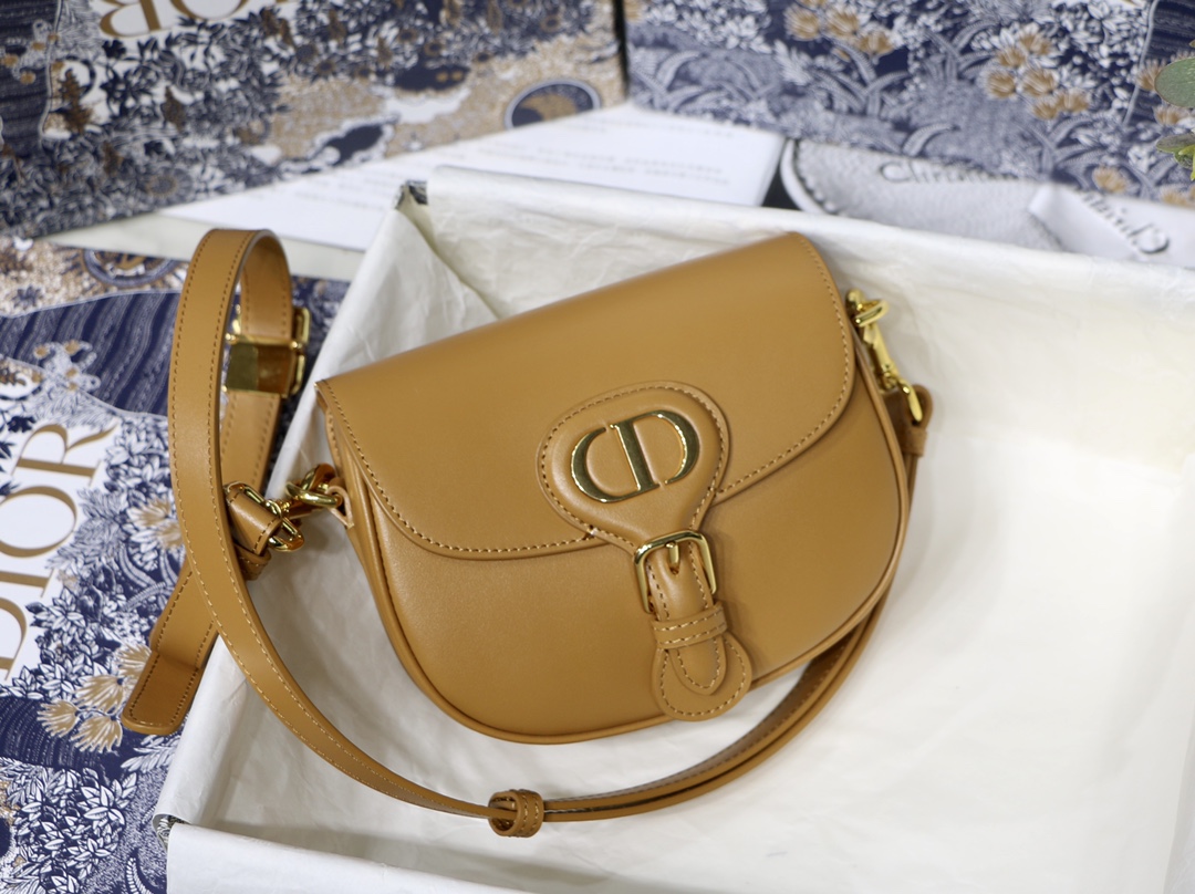 Dior Small Bobby Bag in Caramel Leather - Image 8