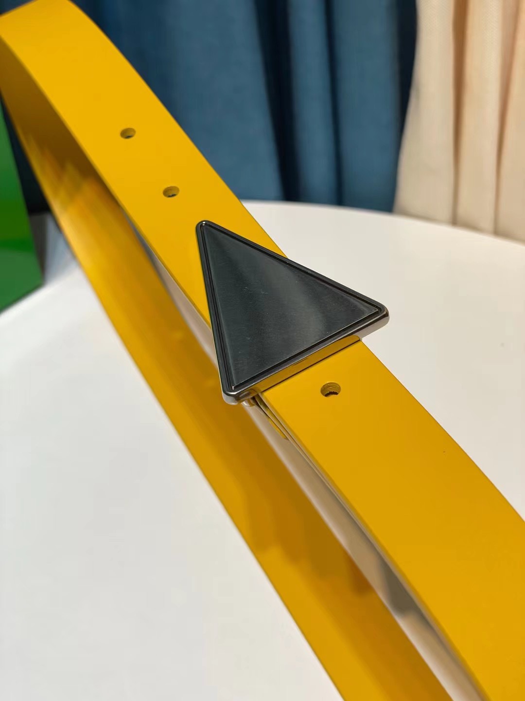 db9bf2_6b58e768dc044c139225f1dfc8036c78mv2.jpg Bottega Veneta Triangular Buckle Leather Belt - Image 1