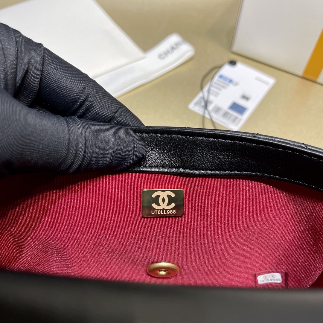 Chanel Mini Square Fatty Classic Rhombic Flap Bag - Image 10