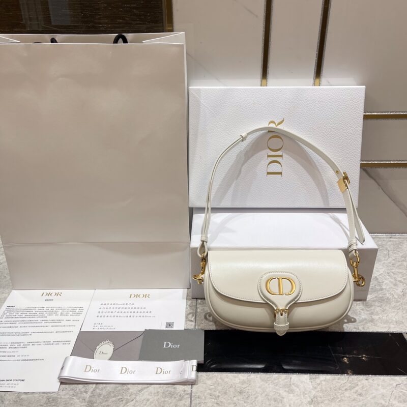 Dior Bobby Underarm 21 Bag in Milky White