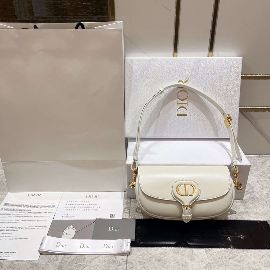 Dior Bobby Underarm 21 Bag in Milky White