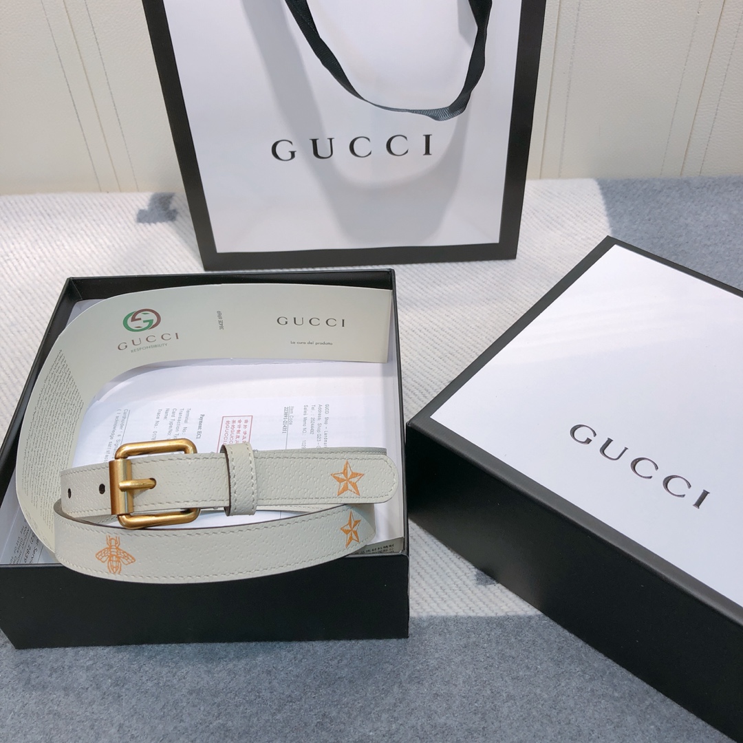 db9bf2_71c542b609914420a858ccc56f0eab6cmv2.jpg Gucci Leather Belt - Image 1