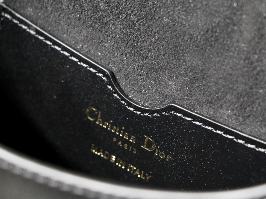 Dior Medium Bobby Bag in Black Leather - Image 9