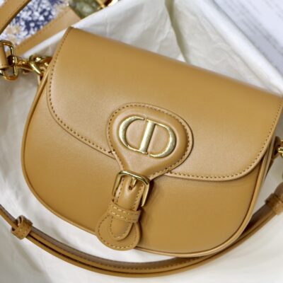 Dior Small Bobby Bag in Caramel Leather