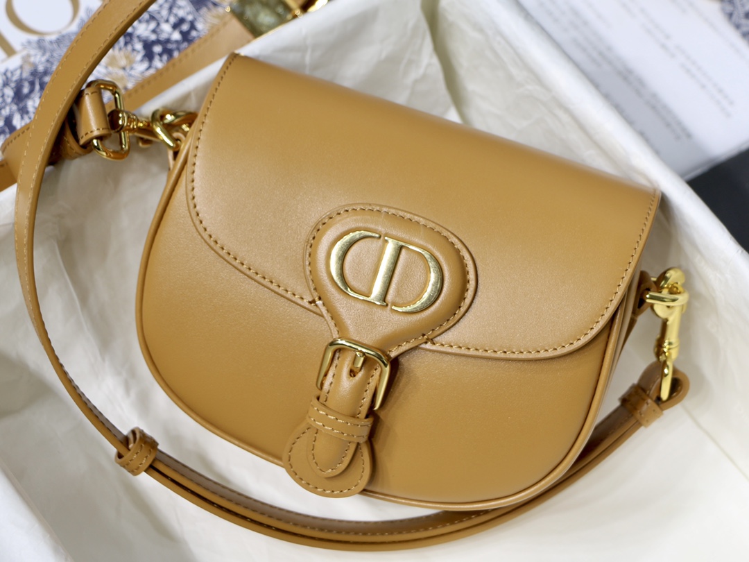 Dior Small Bobby Bag in Caramel Leather