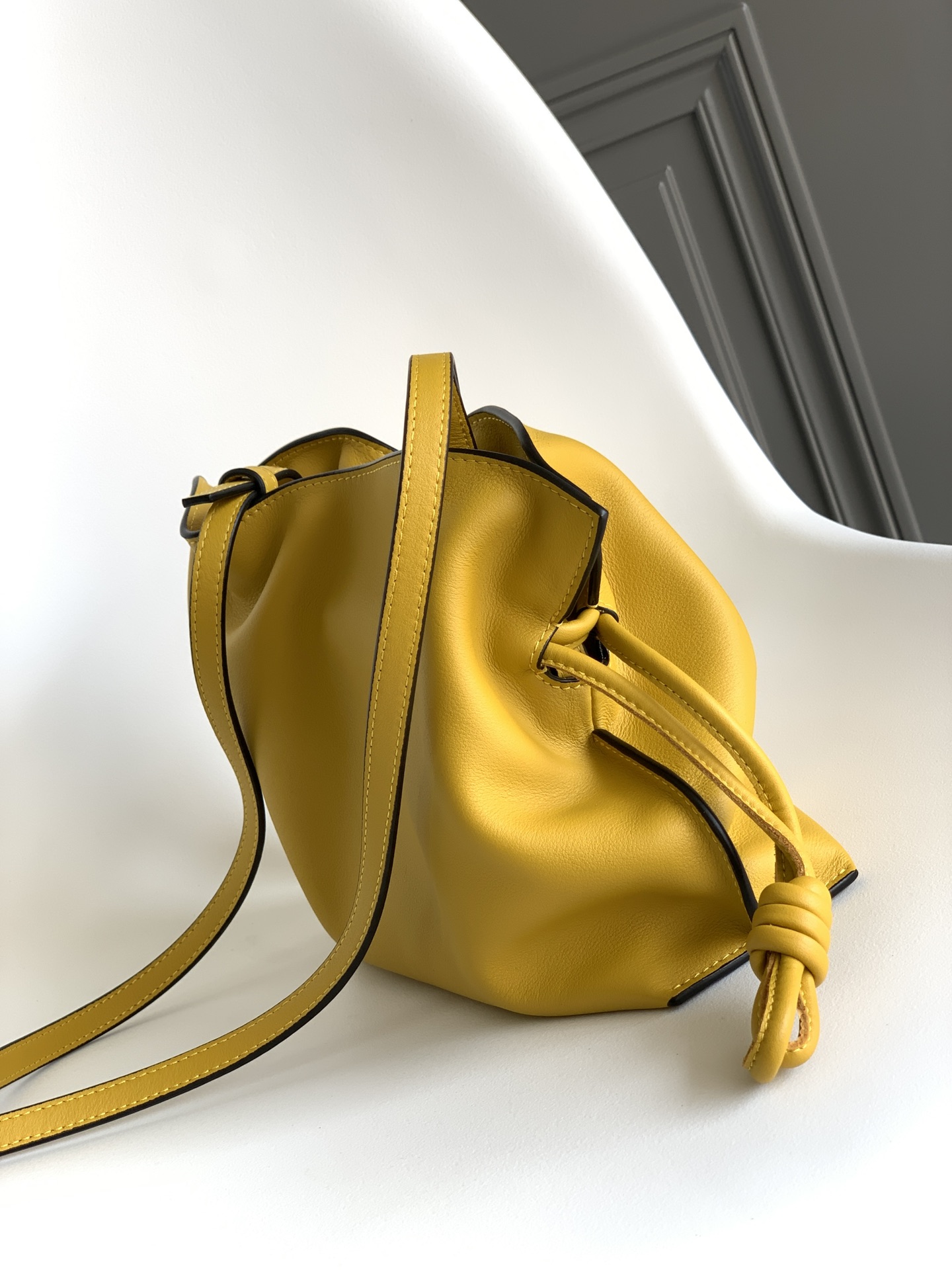 Loewe Small Flamenco Bag in Yellow Calfskin - Image 3