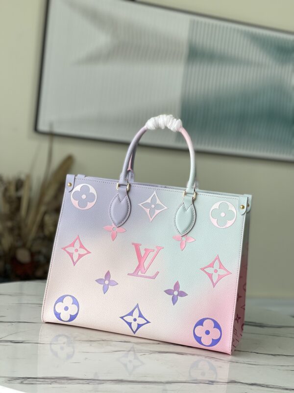 Louis Vuitton OnTheGo MM Medium Bag in Pastel Tones