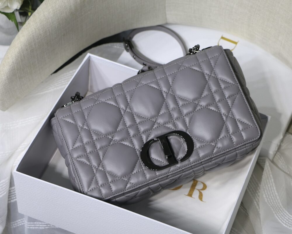 Dior Large Grey Caro Bag