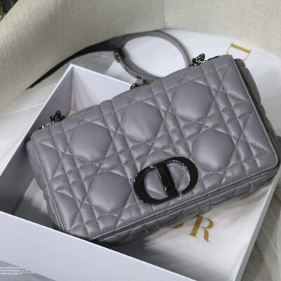 Dior Large Grey Caro Bag
