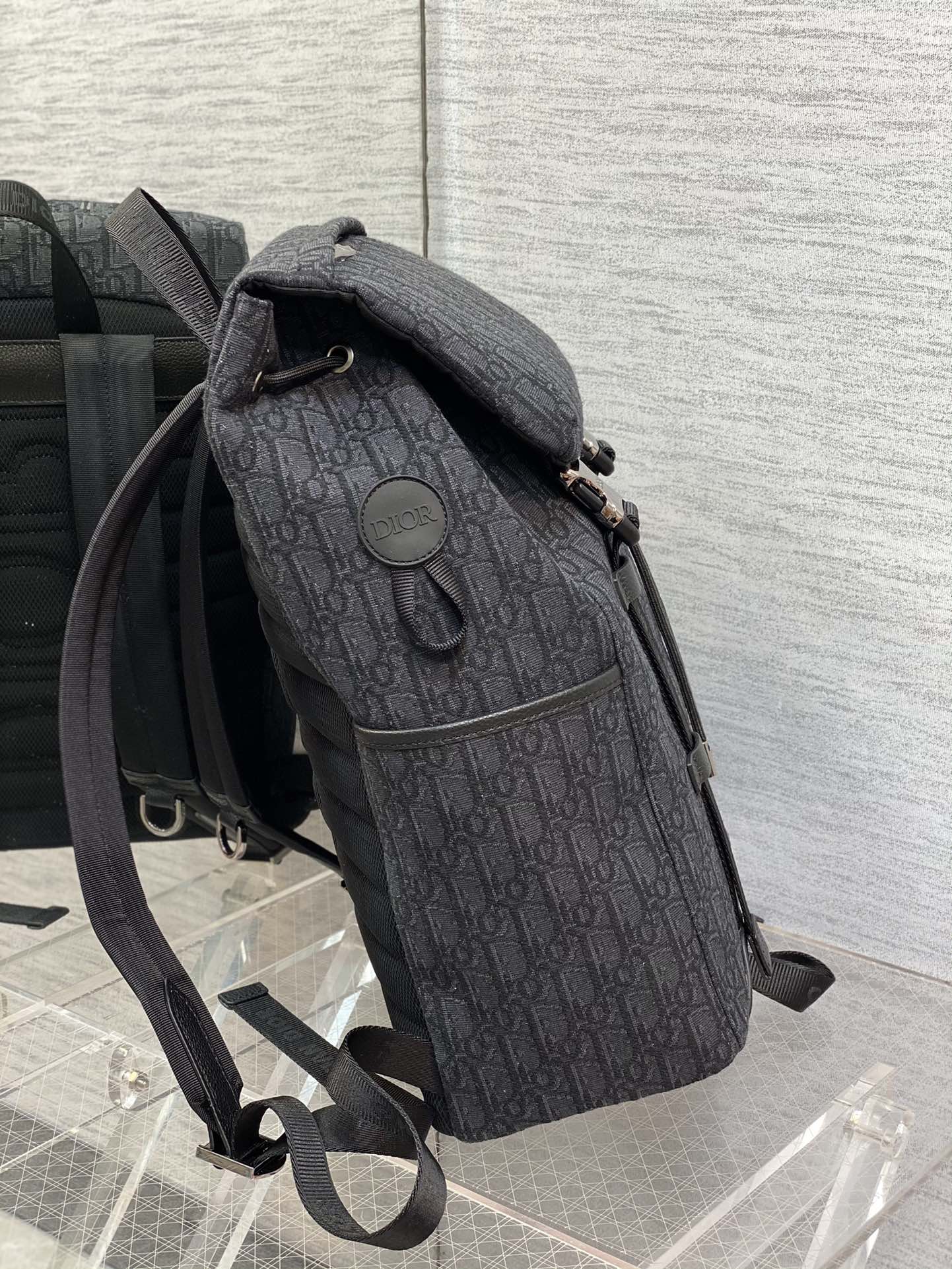 Dior Canvas Backpack - Image 4