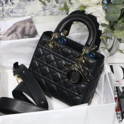 Lady Dior My ABC 20 Bag in Black