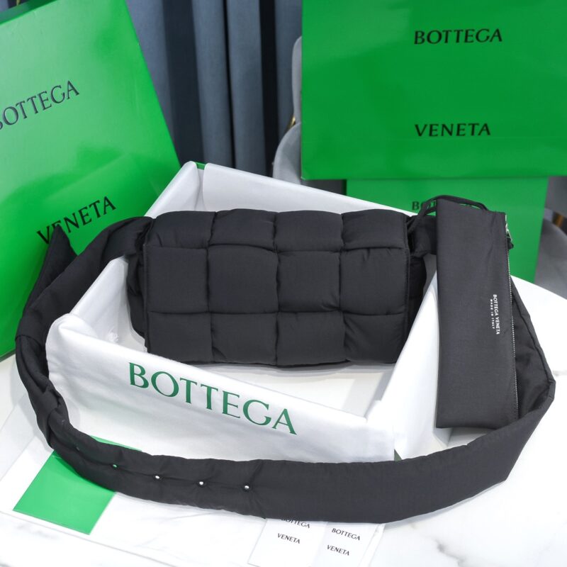 Bottega Veneta Padded Tech Cassette Bag in Black