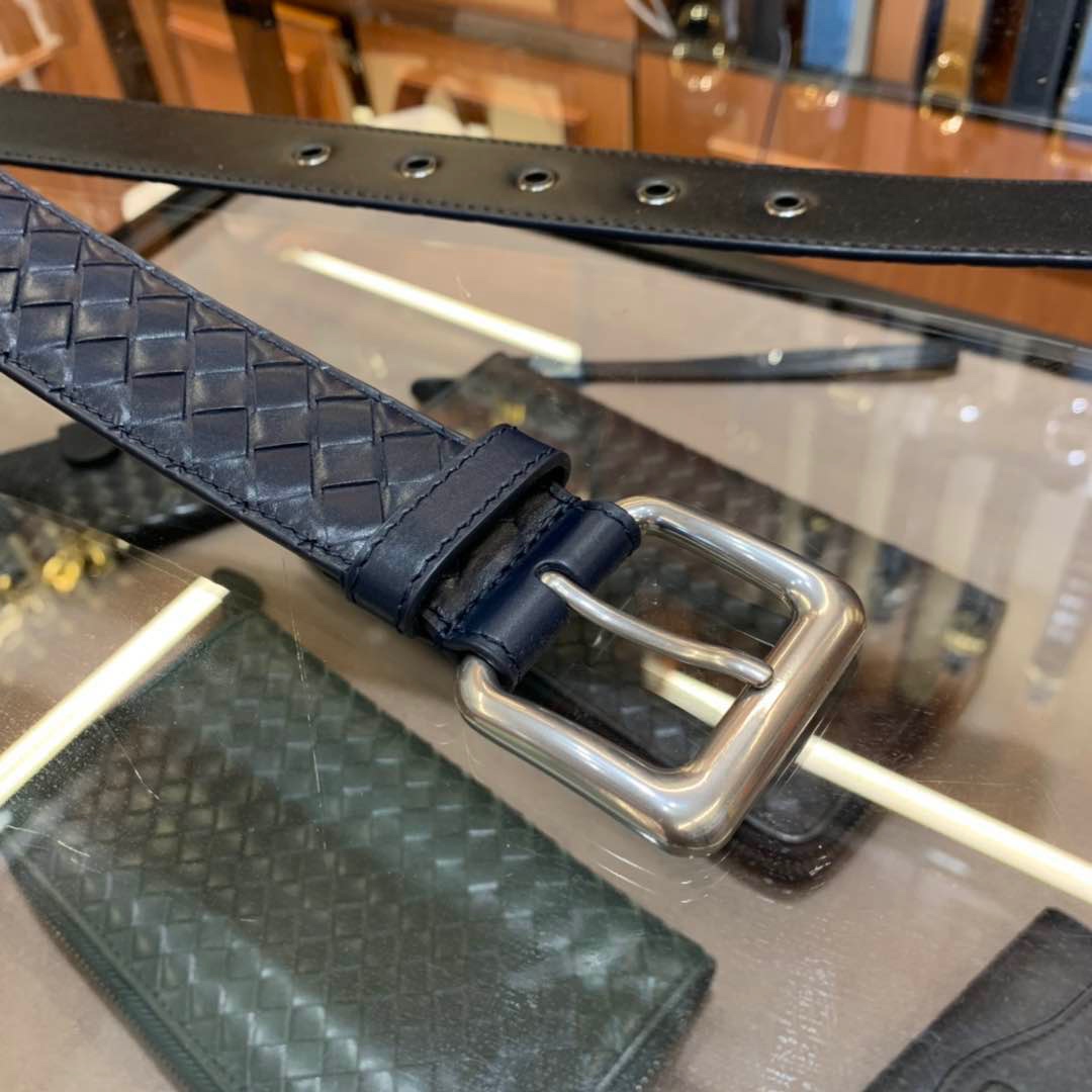 db9bf2_860d1fb34b024f2f83a6537ba5f14fbcmv2.jpg Bottega Veneta Woven Leather Belt - Image 1