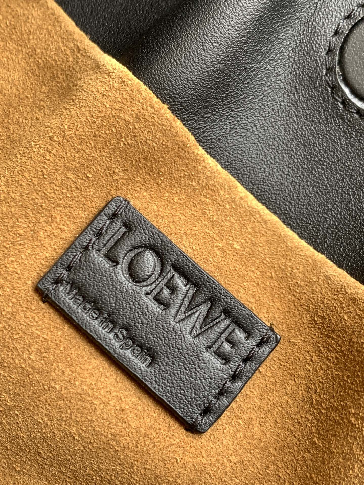 Loewe Small Flamenco Bag in Black Calfskin - Image 9