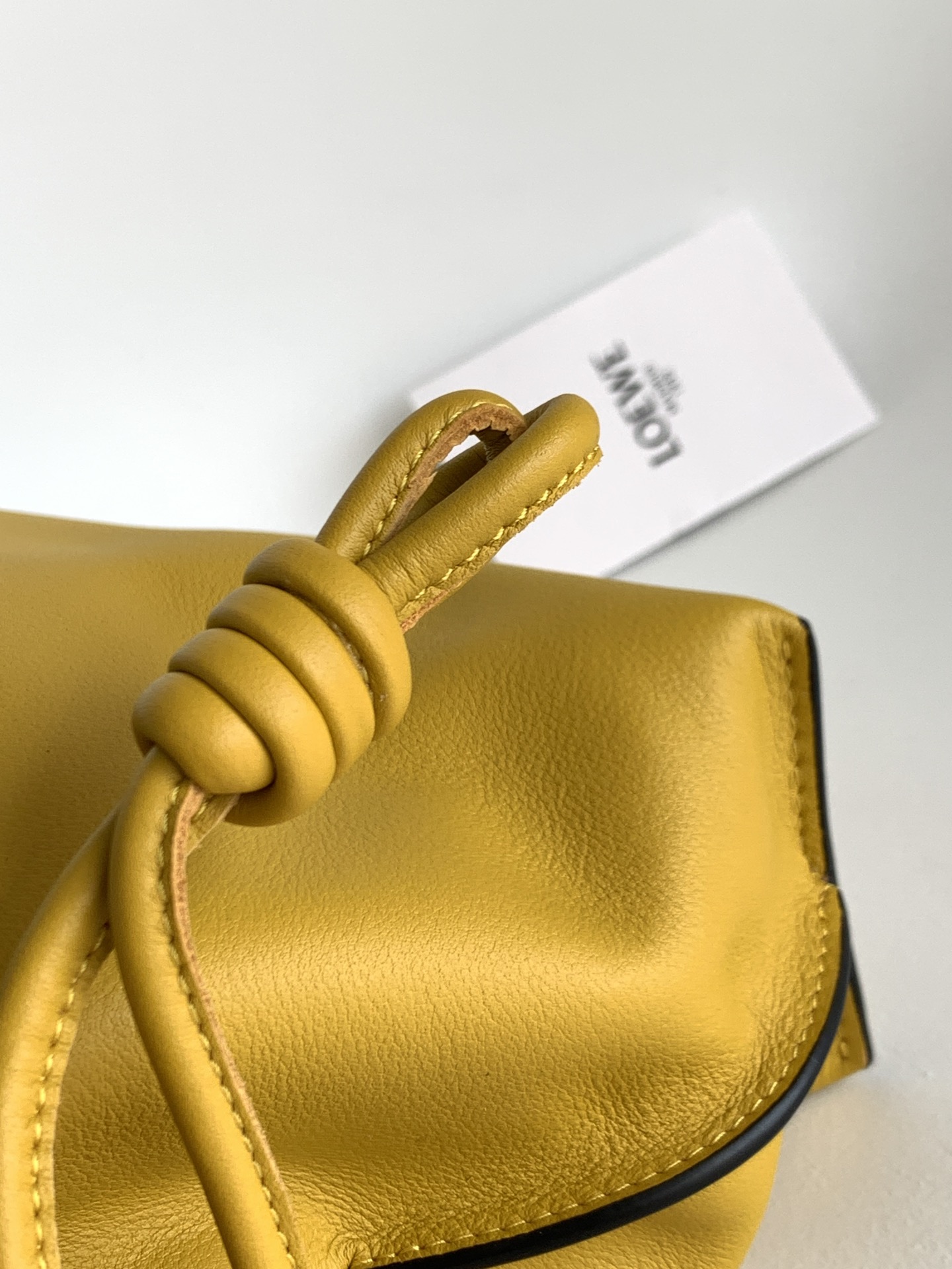 Loewe Small Flamenco Bag in Yellow Calfskin - Image 7