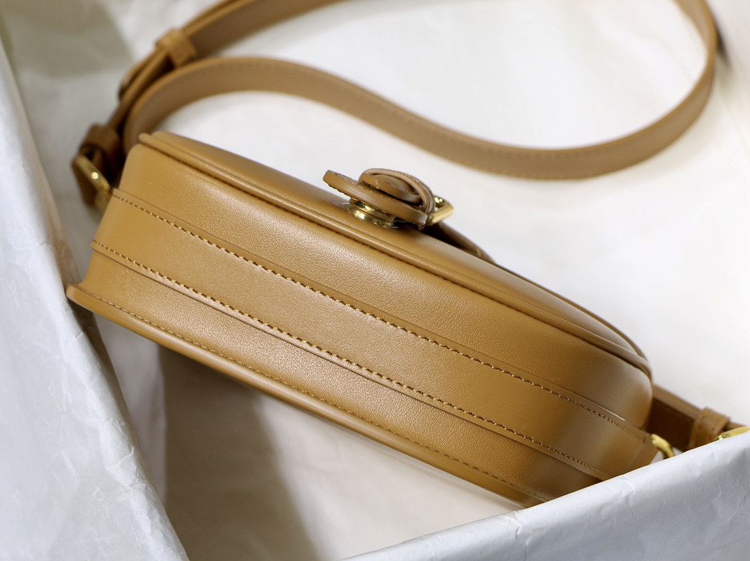 Dior Small Bobby Bag in Caramel Leather - Image 5