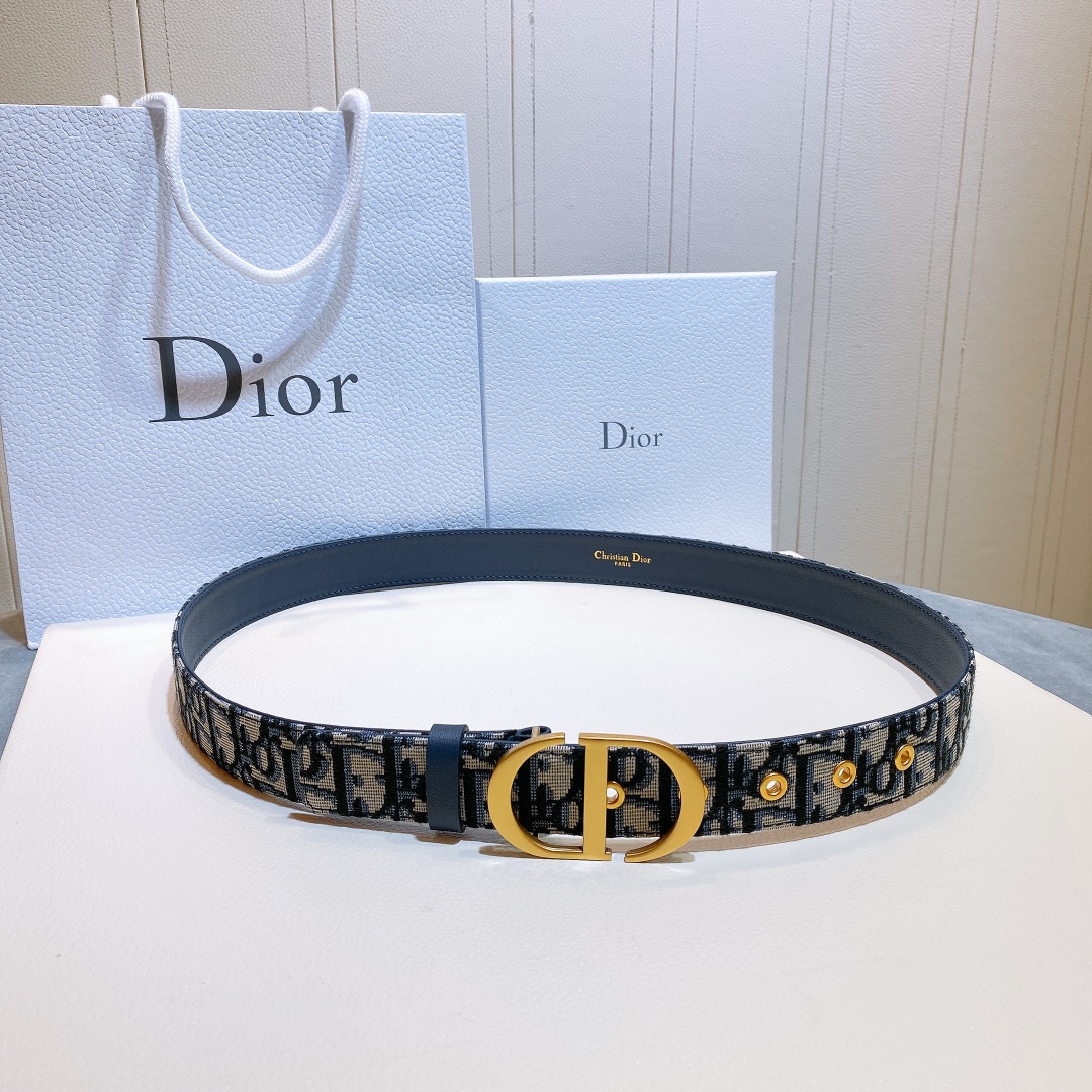 db9bf2_8aa8f9e1755a4862b50f206364e8e4e0mv2.jpg Dior Classic Buckle Belt - Image 1