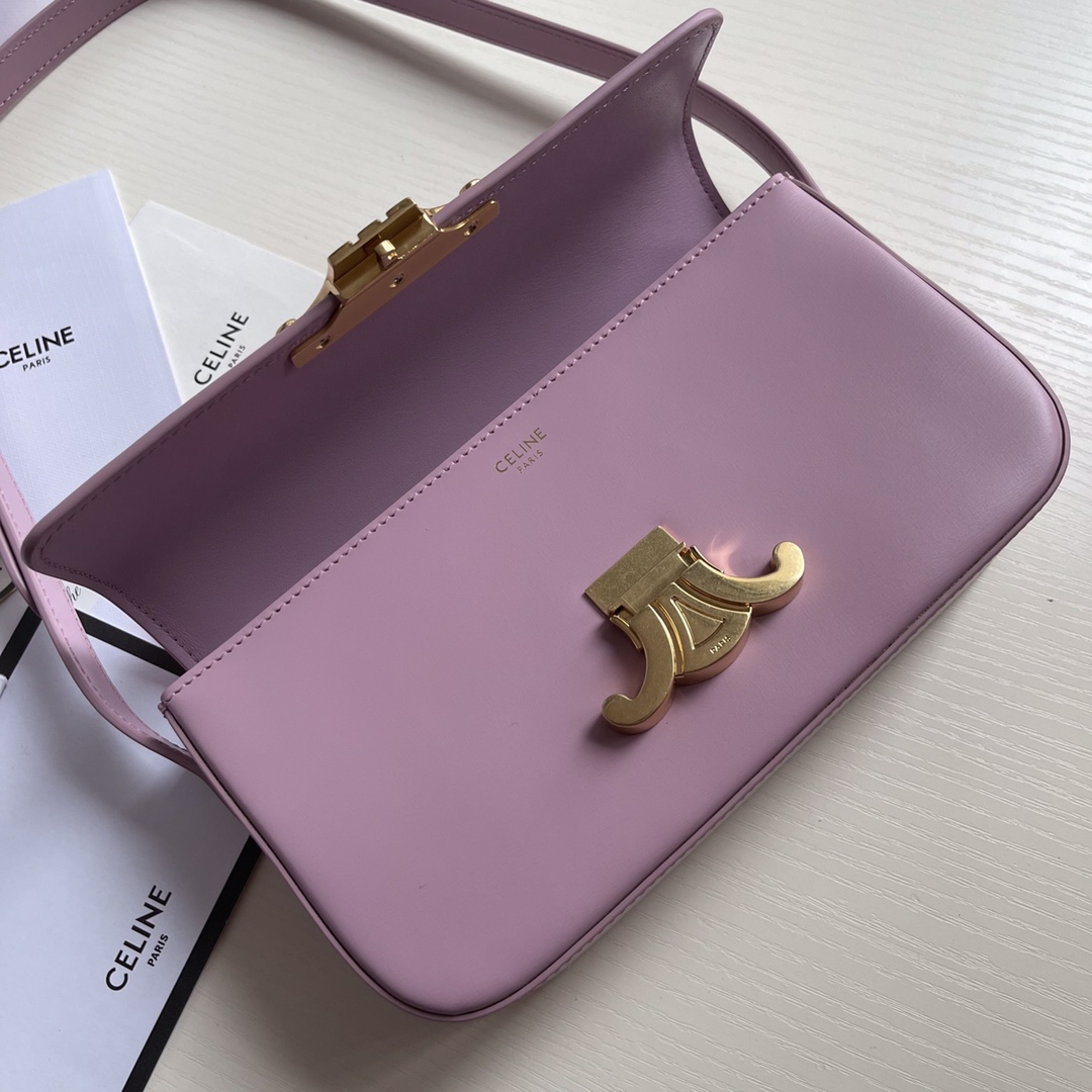 Celine Arc de Triomphe Underarm 20cm Bag in Pink - Image 6