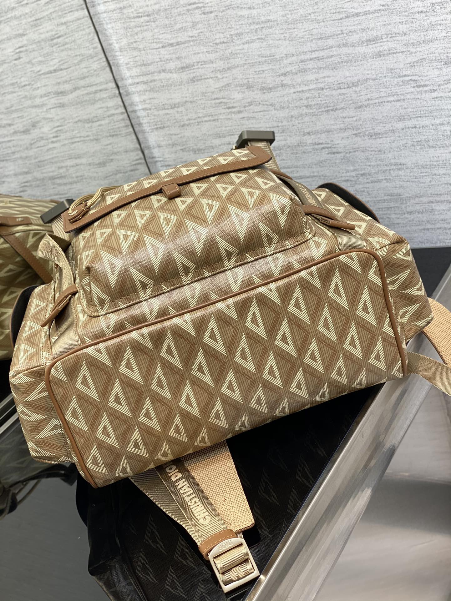 Dior Road Backpack in Brown&Beige - Image 6