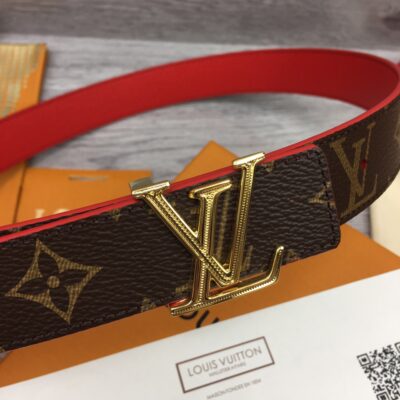 Louis Vuitton LV Buckle Reversible Leather Belt