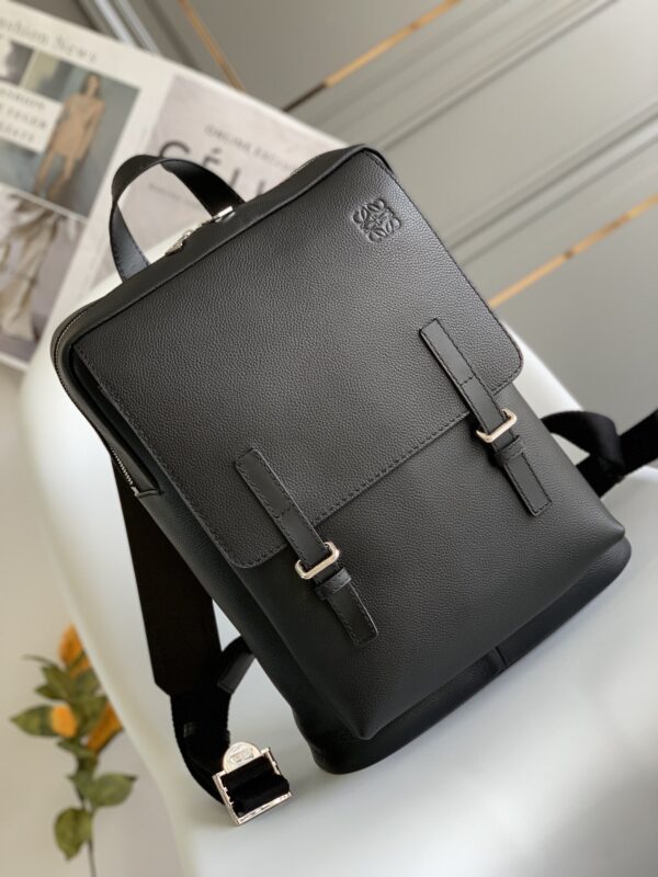 Loewe Military Style Backpack in Black