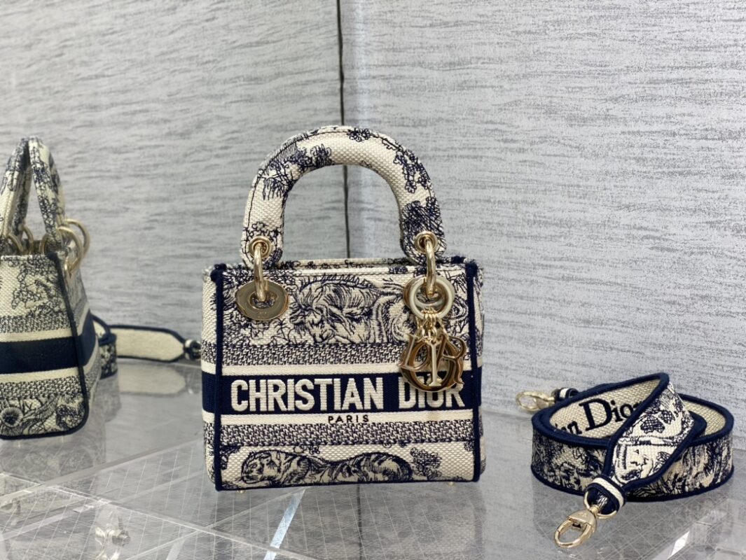 Lady Dior Tiger Embroidery Mini Bag