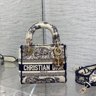 Lady Dior Tiger Embroidery Mini Bag