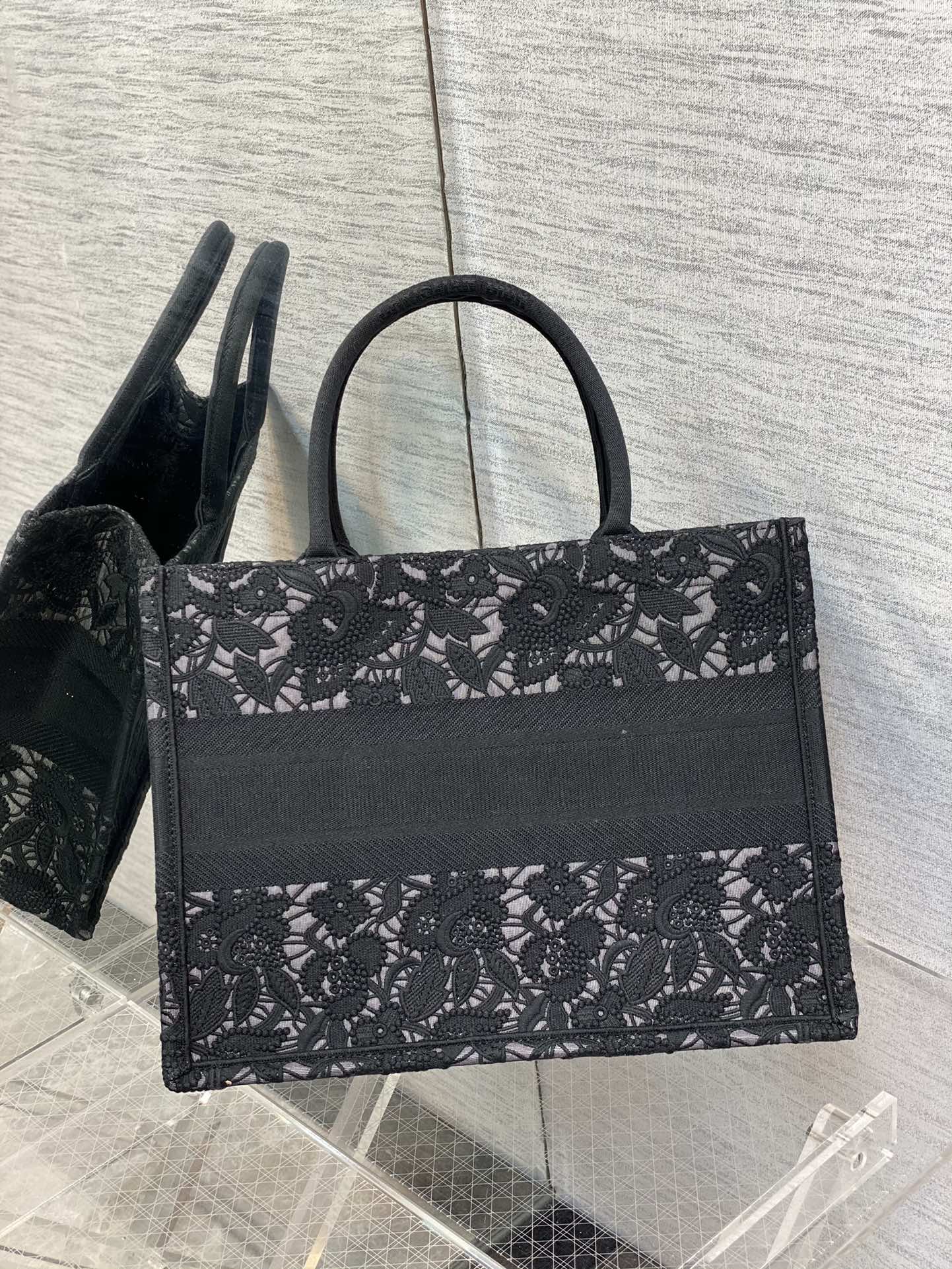 Dior Small Tote Bag in Black - Image 3