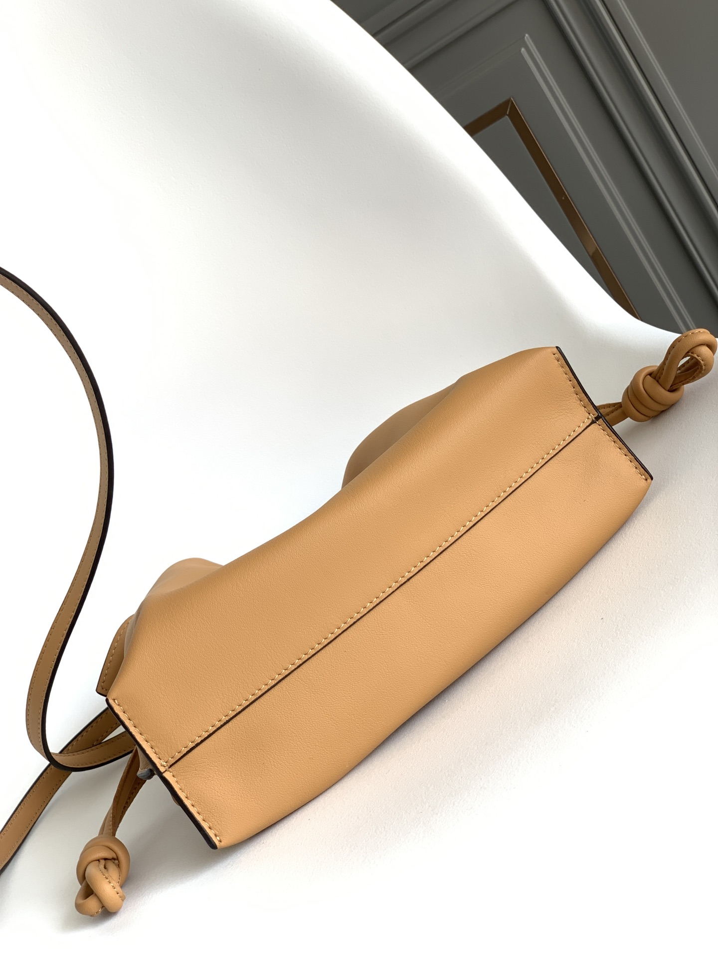 Loewe Small Flamenco Bag in Golden Brown Calfskin - Image 6
