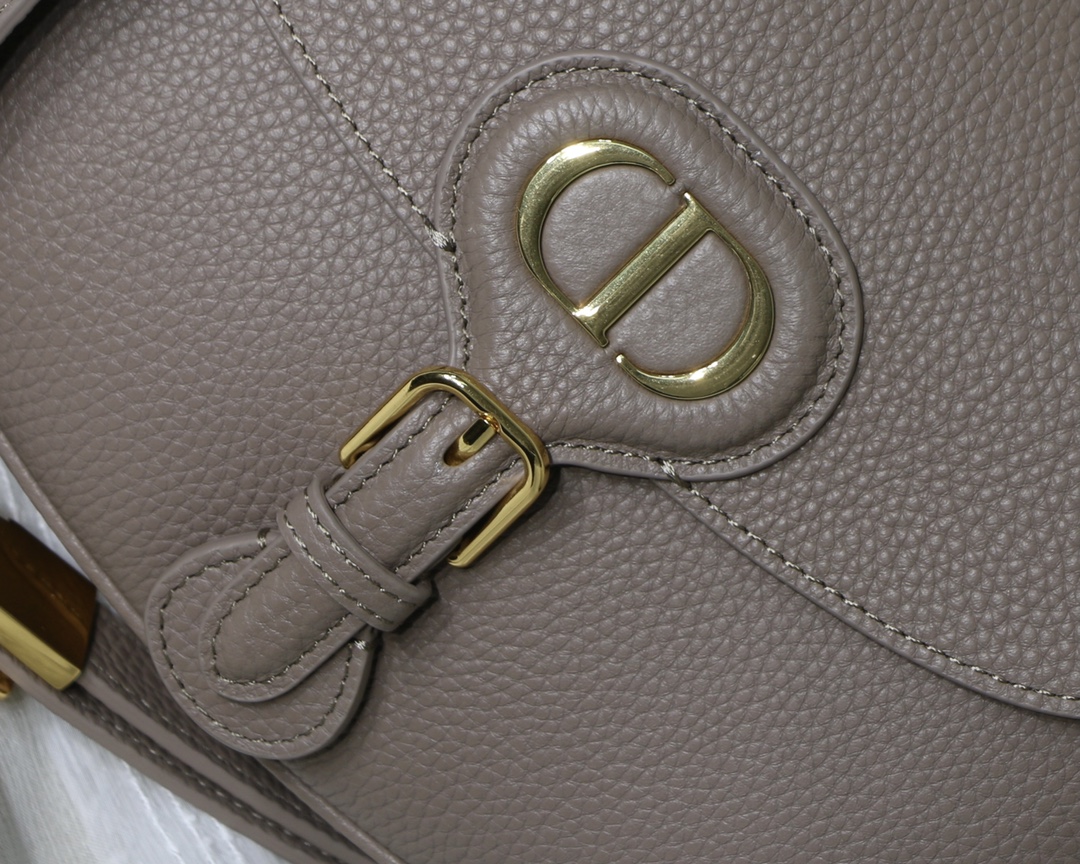 Dior Medium Bobby Bag in Khaki Calfskin - Image 10