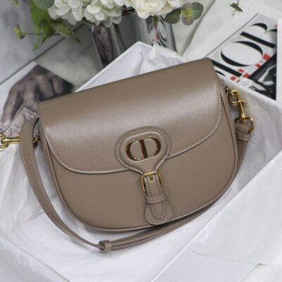 Dior Medium Bobby Bag in Warm Taupe Calfskin