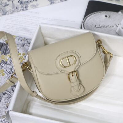 Dior Small Bobby Bag in Apricot Leather