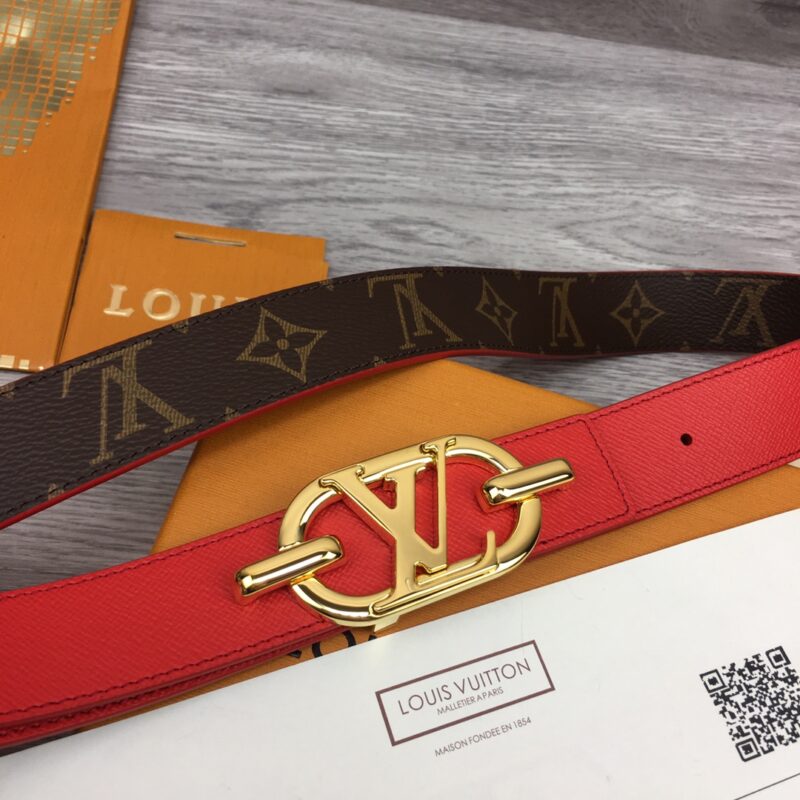 Louis Vuitton LV Buckle Reversible Leather Belt