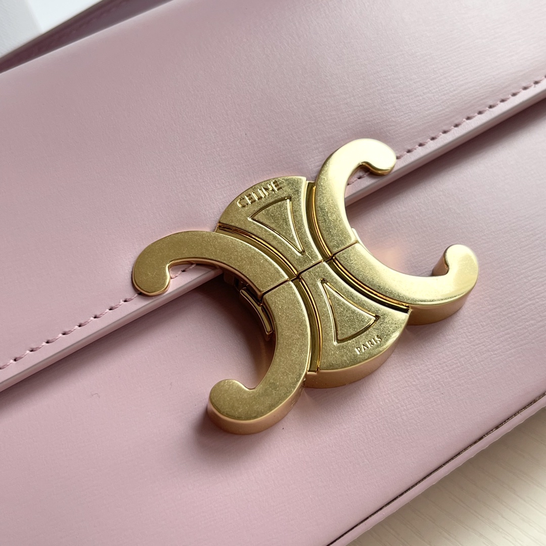 Celine Arc de Triomphe Underarm 20cm Bag in Pink - Image 10