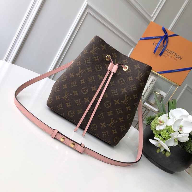 Louis Vuitton NéoNoé MM Pink Jean Bag