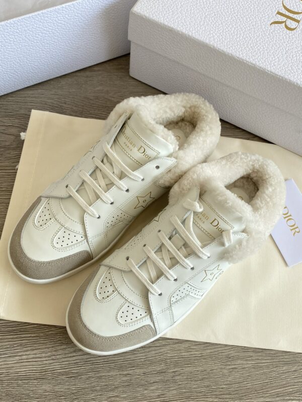 Dior Halfopen Back Wool Sneakers