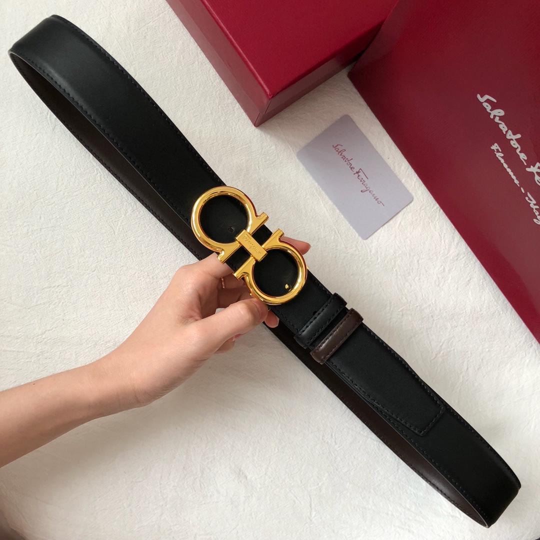 db9bf2_99eaee19eb4447e89f1e02fb8bf30eb3mv2.jpg Ferragamo Logo Buckle Leather Belt - Image 1