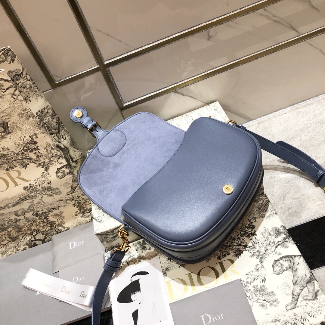 Dior Large Bobby Bag in Blue - Image 5