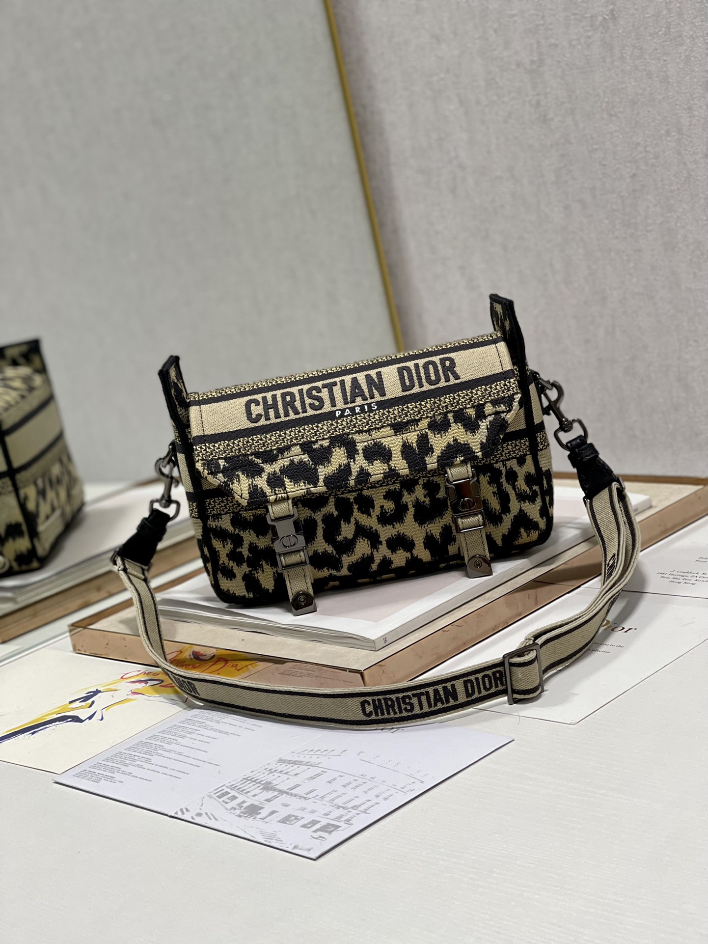 Dior Messenger Bag in Tiger - Image 3