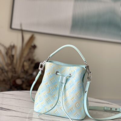 Louis Vuitton NéoNoé BB Bucket Bag in Turquoise