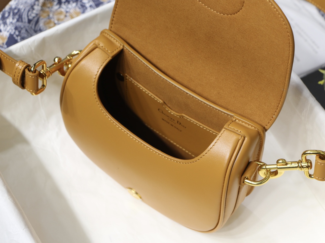 Dior Small Bobby Bag in Caramel Leather - Image 10