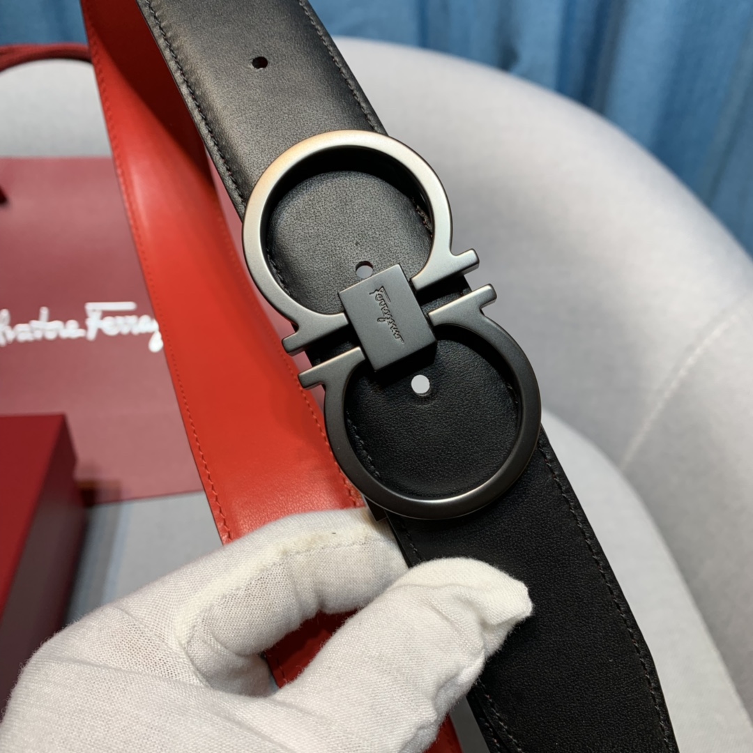 db9bf2_9f02200fa92f4e4b959aa5cbbf1d905emv2.jpg Ferragamo Logo Buckle Leather Belt - Image 1