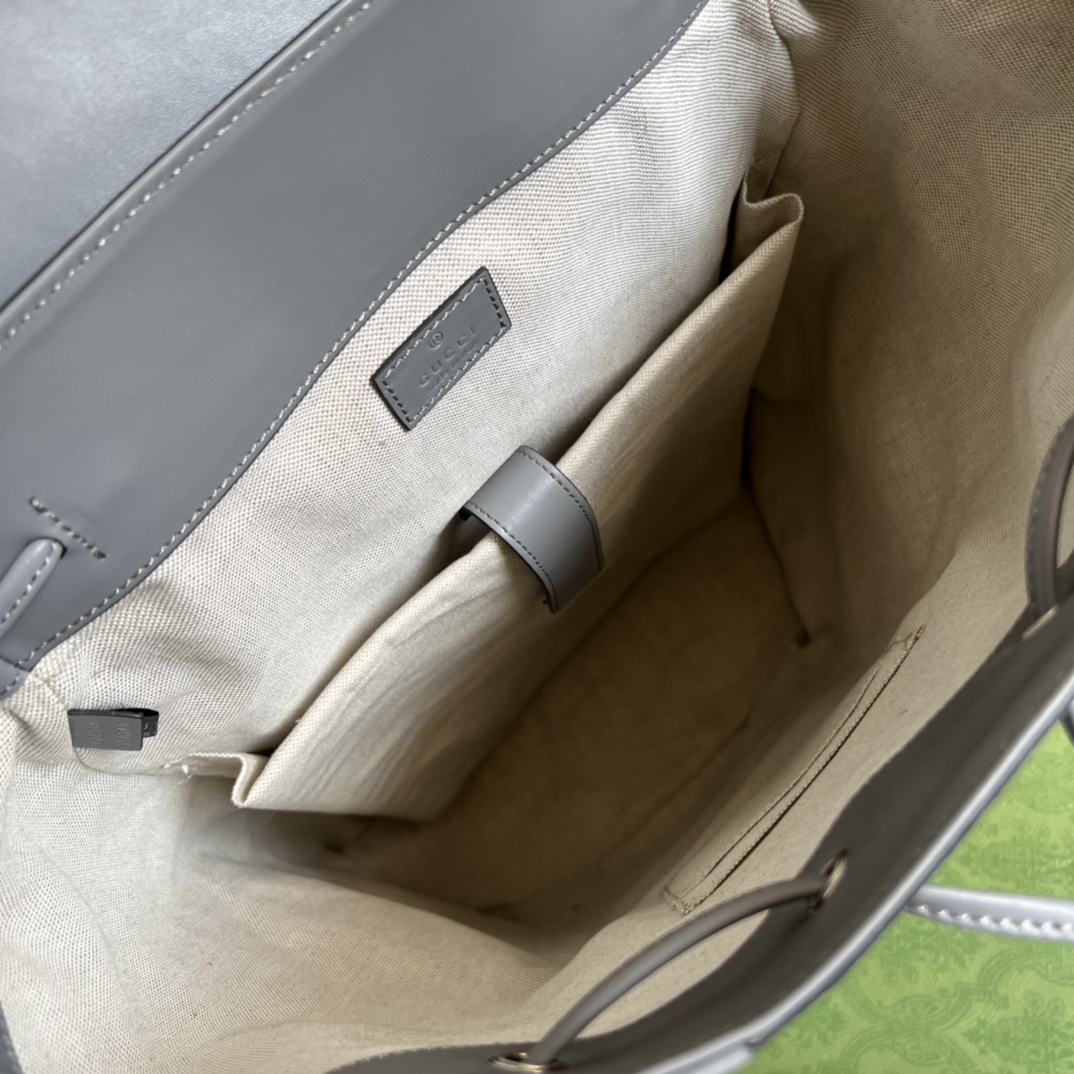 Gucci Printed Embossed Backpack - Image 10